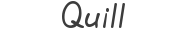 Quill Font