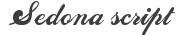Sedona script Font