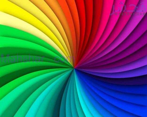 rainbow swirl رنگ 1 5 رنگ تاثیرگذار بر خلق و خو